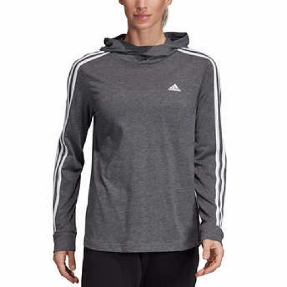 NWT ADIDAS Women's Jersey Hoodie - Picture 2 of 7